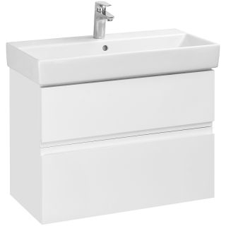 Тумба под раковину Roca Oleta 857640806 76 см Белый глянец