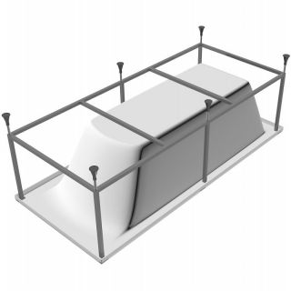 Каркас для ванны Vayer Milana 155x70 Гл000024271 Серый
