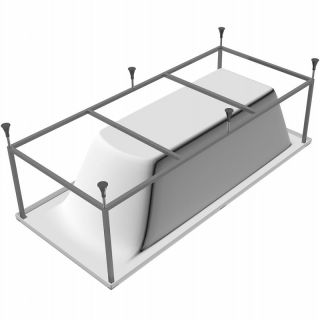 Каркас для ванны Vayer Boomerang 180x80 Гл000010524 Серый