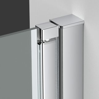 Душевая дверь Vincea Alpha 60 VDP-3AL600MT профиль Хром стекло текстурное