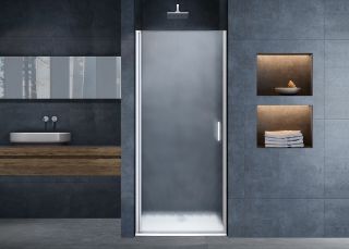 Душевая дверь Vincea Alpha 85 VDP-3AL850MT профиль Хром стекло текстурное