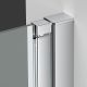 Душевая дверь Vincea Alpha 90 VDP-3AL900MT профиль Хром стекло текстурное