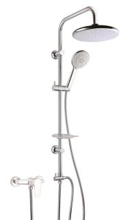 Душевая стойка Paini RS White 50CR191B0RS1P3 белый/хром