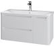 Тумба подвесная под раковину Grossman Адель 109003 90см белый