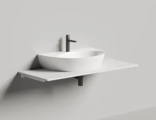 Подвесная раковина Salini Alda Wall 03 S-Sense 140313GRF 71см RAL полностью