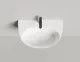 Подвесная раковина Salini Alda Wall 03 S-Sense 140313G 71см белый глянец