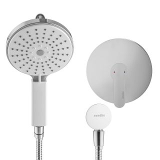 Душевой комплект Swedbe Platta 5530 с магнитным держателем хром