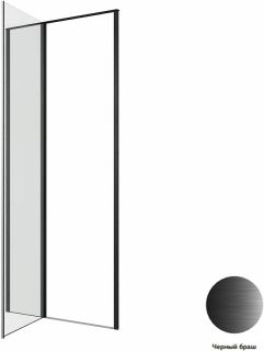 Душевая дверь Allen Brau Priority 90 3.31027.BBA профиль Черный браш