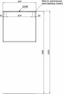 Зеркало Allen Brau Reality 1.32018.02 с подсветкой Серебро браш