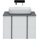 Тумба под раковину Allen Brau Reality 70 1.32004.WM подвесная Белая матовая