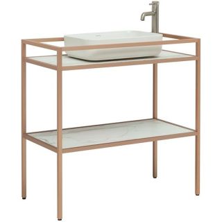 Консоль под раковину Allen Brau Liberty 90 1.33004.60 медь браш