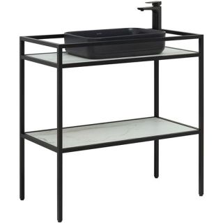 Консоль под раковину Allen Brau Liberty 90 1.33004.BB черный браш