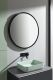 Зеркало Allen Brau Infinity 60 1.21022.BL с подсветкой Черное с сенсорным выключателем