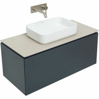 Тумба под раковину Allen Brau Infinity 100 1.21004.AM подвесная Антрацит матовый