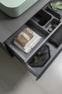 Тумба под раковину Allen Brau Infinity 85 1.21002.AM подвесная Антрацит матовый