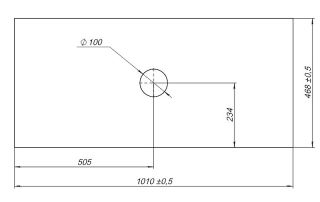 Столешница под раковину Allen Brau Fantasy 100 1.11010.G Графит