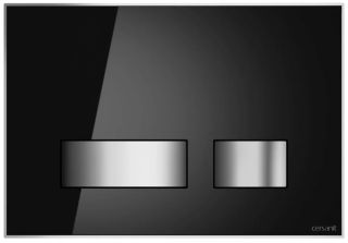 Клавиша смыва Cersanit Movi P-BU-MOV/Blg/Gl стекло чёрный глянец