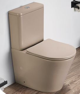 Унитаз CeramaLux 2179XMC с бачком и сиденьем Микролифт