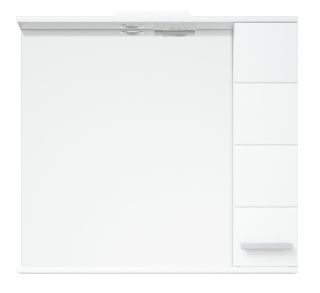 Зеркало-шкаф Corozo Денвер 80см белый SD-00000532