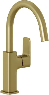 Смеситель для раковины Kludi Renon 42027N075 брашированное золото