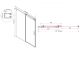 Душевая дверь Vincea Arno VPS-1C120CGB 120 см