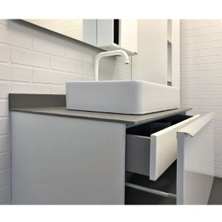 Тумба COMFORTY Милан-90 00-00014427, с графитовой столешницей с раковиной Comforty 78189