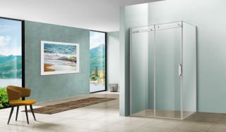 Душевой уголок Vincea Como  VSR-1C8015CL 150x80 см