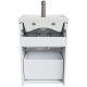 Тумба с раковиной IDDIS Zodiac 50 ZOD5CBFi95K Белая