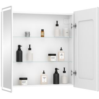 Зеркало-шкаф с подсветкой Continent Allure МВК045 с датчиком движения 80см белый