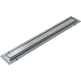 Душевой лоток Logan L002L-750 с решеткой Нержавеющая сталь под плитку