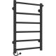 Полотенцесушитель электрический Laris Прайм ЧКЧ П6 400x600 R 73207593 Черный муар