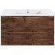 Тумба под раковину Vincea Mia Slim 90 VMC-2MC900S1RW подвесная R.Wood
