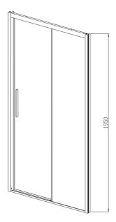 Душевая дверь Vincea Soft VDS-3SO130CL 130 см