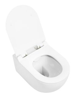 Подвесной унитаз Cezares Molveno безободковый белый CZR-2468-TH-R