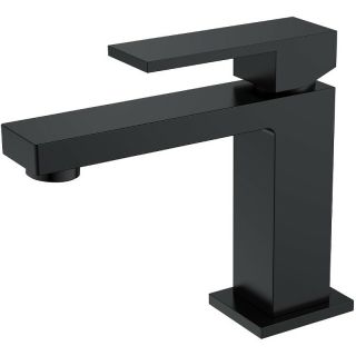 Смеситель для раковины Boheme Qubic 471-B чёрный матовый