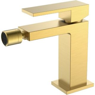 Смеситель для биде Boheme Qubic 476-MG золото матовое