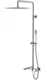 Душевая стойка Boheme Qubic 478-NB никель брашированный