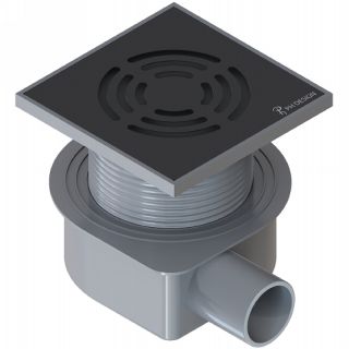 Душевой трап Boheme Smart Design 984-10-B 10см чёрный