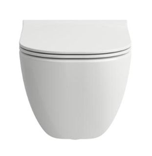 Унитаз Laufen Basal Combipack 8.66E1.0.000.000.1 подвесной безободковый с сиденьем SoftClose, быстрое снятие (в комплекте)