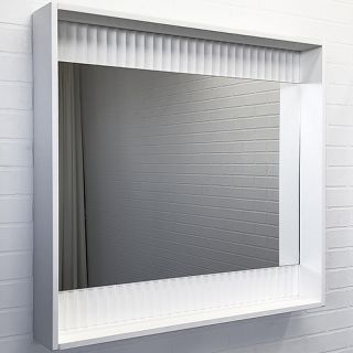 Зеркало Comforty Марсель 00-00013685 88 см белый
