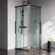 Душевой уголок AM.PM Func W84G-403-9090-BТ 90х90 профиль черный матовый стекло прозрачное