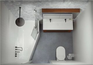 Акриловая ванна Riho Rethink Space Fall Plug and Play B112005005 L 160х75см белый