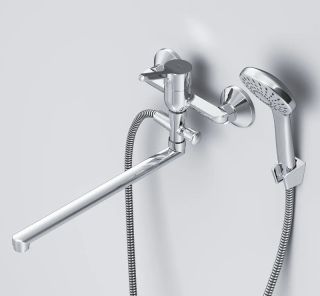 Смеситель для ванны и душа Am.Pm X-Joy F85B90100 универсальный Хром