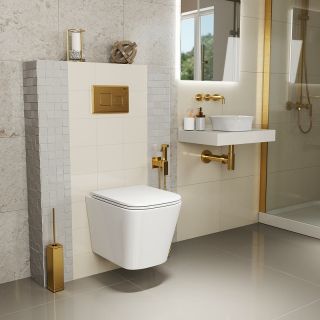 Комплект унитаза с инсталляцией Point Ника 886914SLO3+PN41081 с сиденьем Микролифт