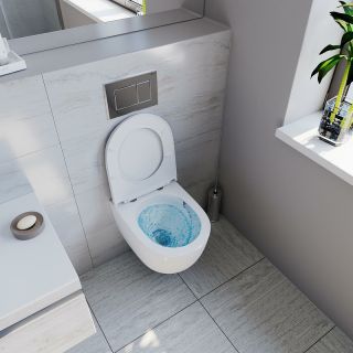 Комплект унитаза с инсталляцией Point Афина 886914GBO1+PN41041 с сиденьем Микролифт