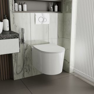 Комплект унитаза с инсталляцией Point Веста 886914GBO1+PN41701 с сиденьем Микролифт