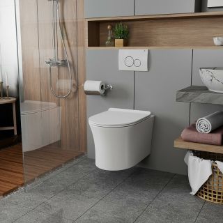 Комплект унитаза с инсталляцией Point Веста 886914GBOO+PN41711 с сиденьем Микролифт