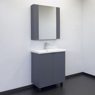 Зеркало-шкаф Comforty Лима 00-00004891 70 см Антрацит