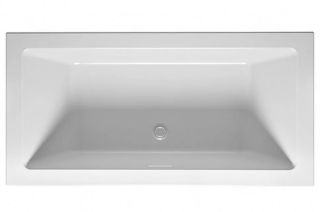 Акриловая ванна Riho Rethink Cubic Fall Plug and Play B108022005 R заполнение через перелив 190х80см белый