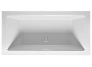 Акриловая ванна Riho Rethink Cubic Fall Plug and Play B106023005 L заполнение через перелив 180х80см белый